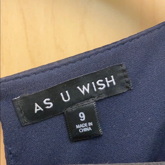 Navy blue dance dress - Picture 2 of 3